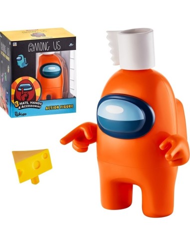 Among Us-Orange character with accessories GAMGAV57314-1 Futurart | Futurartshop.com