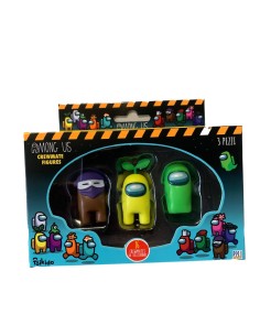 Among Us-Set with 3 characters yellow brown green GAMGAV57315-3 Futurart | Futurartshop.com