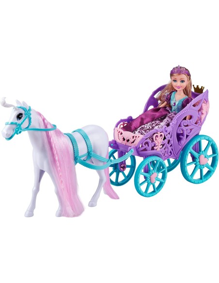 Sparkle Girlz carriage with horse and doll TOY10068 Zuru | Futurartshop.com