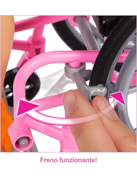 Barbie Fashionistas con sedia a rotelle TOYGRB93 Mattel | Futurartshop.com