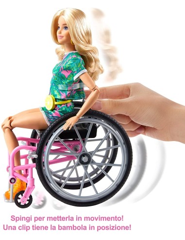 Barbie Fashionistas con sedia a rotelle TOYGRB93 Mattel | Futurartshop.com