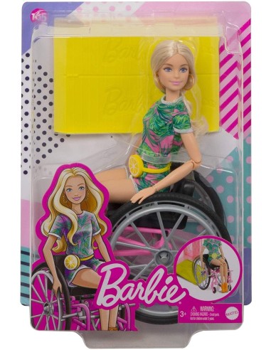 Barbie Fashionistas con sedia a rotelle TOYGRB93 Mattel | Futurartshop.com