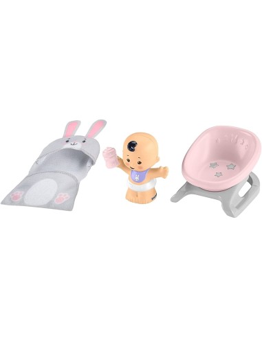 Fisher-Price Little People - personaggio con copertina e culla TOYGNF59/GKY43 Mattel | Futurartshop.com