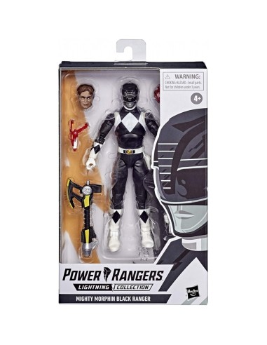Po Rangerser Rangers - might Mor Morphin Black ranger with accessories TOYE5906/E8662 Hasbro | Futurartshop.com
