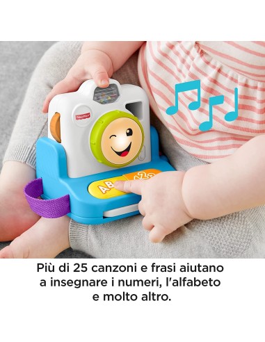 Fisher-Price Fotocamera istantanea scatta e impara TOYGMX45 Mattel | Futurartshop.com