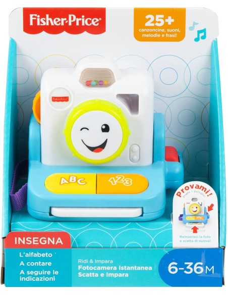 Fisher-Price instant camera snap and learn TOYGMX45 Mattel | Futurartshop.com