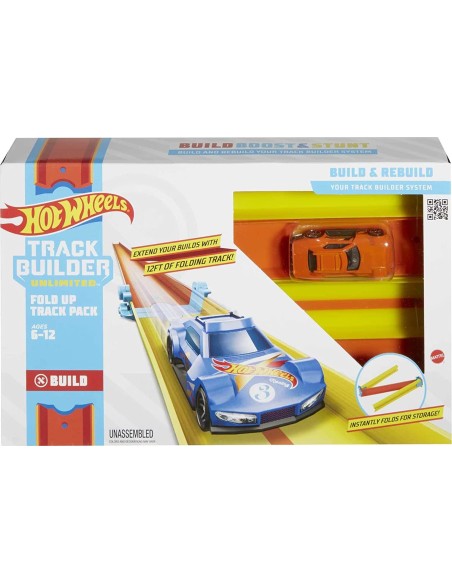 Hot Wheels - Pista pieghevole Track Builder TOYGLC87/GLC91 Mattel | Futurartshop.com