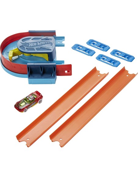 Hot Wheels - Pista propulsore Super Curve Track Builder TOYGLC87/GLC93 Mattel | Futurartshop.com