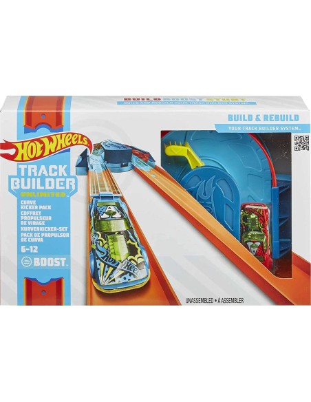 Hot Wheels - Pista propulsore Super Curve Track Builder TOYGLC87/GLC93 Mattel | Futurartshop.com