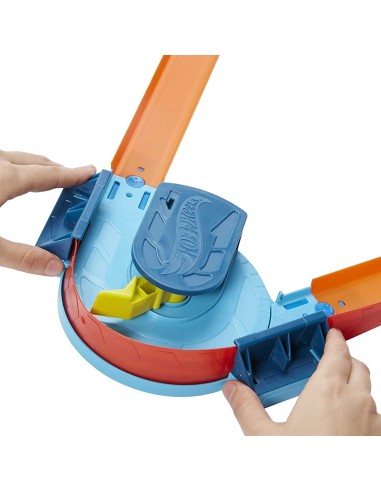 Hot Wheels - Pista propulsore Super Curve Track Builder TOYGLC87/GLC93 Mattel | Futurartshop.com