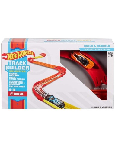 Hot Wheels - Pista curve estreme Track Builder TOYGLC87/GLC88 Mattel | Futurartshop.com