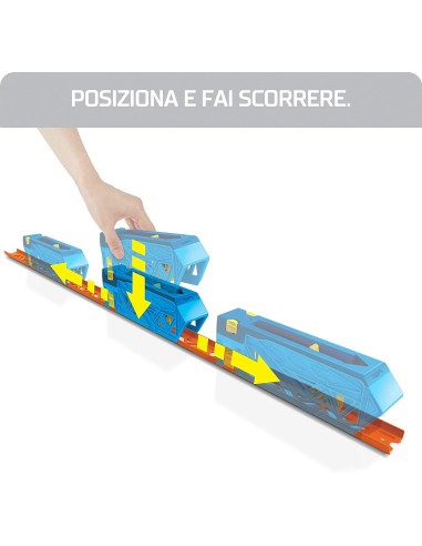 Hot Wheels - Set lanciatore partenze folli Track Builder TOYGLC87/GVG08 Mattel | Futurartshop.com