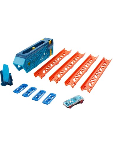 Hot Wheels - Set lanciatore partenze folli Track Builder TOYGLC87/GVG08 Mattel | Futurartshop.com