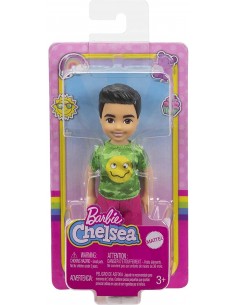 Barbie Chelsea-Mini lalka-chłopiec z koszulką wojskową TOYDWJ33/GXT37 Mattel- Futurartshop.com