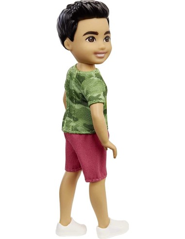 Barbie Chelsea - mini bambola maschietto con maglia militare TOYDWJ33/GXT37 Mattel | Futurartshop.com