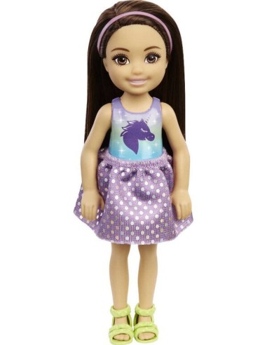 Barbie Chelsea - mini bambola con maglia unicorno TOYDWJ33/GXT39 Mattel | Futurartshop.com