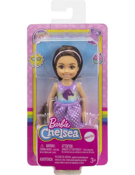 Barbie Chelsea - mini bambola con maglia unicorno TOYDWJ33/GXT39 Mattel | Futurartshop.com