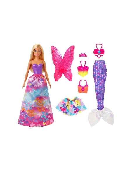 Barbie Dreamtopia - Set dress up 3 in 1 TOYGJK39/GJK40 Mattel | Futurartshop.com