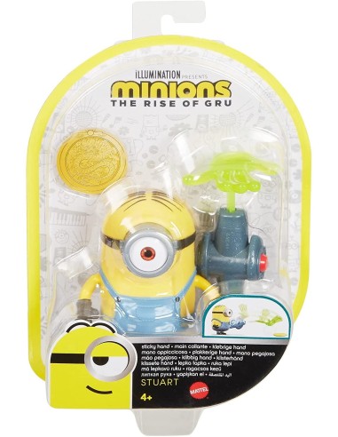 Stuart character minions with sticky hand TOYGMD90/GMD94 Mattel | Futurartshop.com