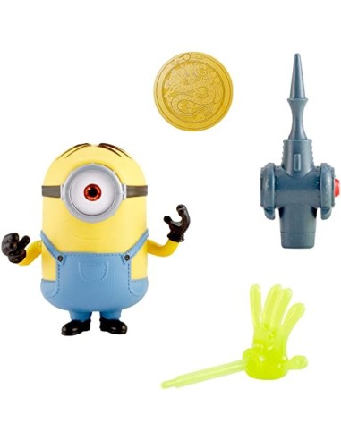 Minions personaggio Stuart con mano appiccicosa TOYGMD90/GMD94 Mattel | Futurartshop.com