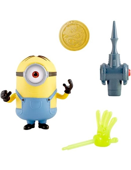 Minions personaggio Stuart con mano appiccicosa TOYGMD90/GMD94 Mattel | Futurartshop.com
