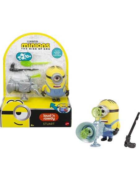 Minions personaggio Stuart con cannone spara scarpe TOYGMF02/GMF04 Mattel | Futurartshop.com