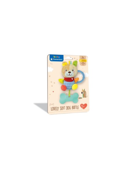 Bab CL Clem-dog rattle Lovel Lov CLE17443 Clementoni | Futurartshop.com