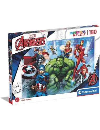 Puzzle Marvel Avengers Team 180 pezzi CLE26778 Clementoni | Futurartshop.com