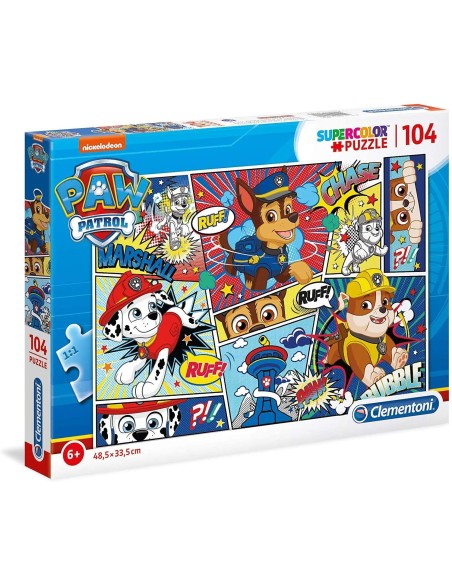 Puzzle PA Patr Patrol style cartoon 104 pieces CLE27261 Clementoni | Futurartshop.com