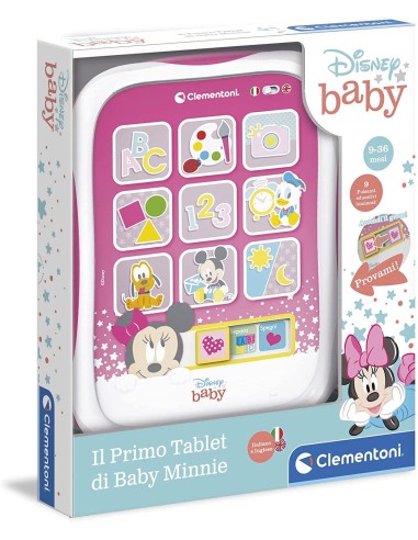Disney Baby - Il primo tablet di Baby Minnie CLE17667 Clementoni | Futurartshop.com