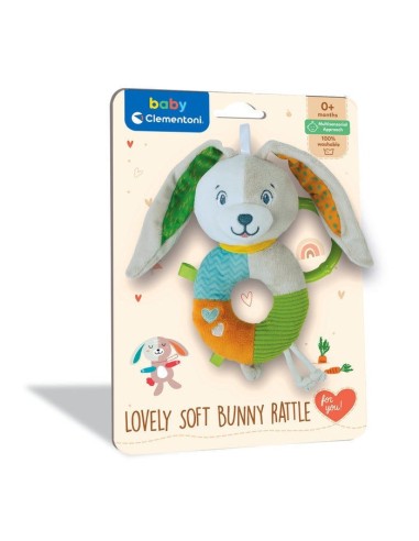 Bab CL Clem-rattle Bunny Lovel B CLE17682 Clementoni | Futurartshop.com