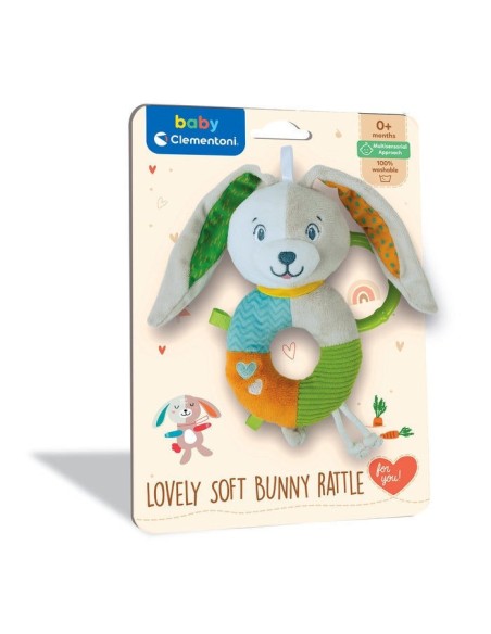 Bab CL Clem-rattle Bunny Lovel B CLE17682 Clementoni | Futurartshop.com