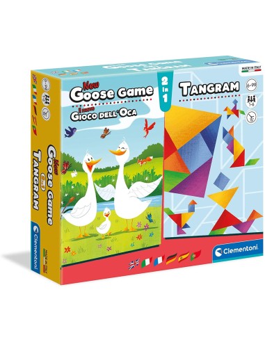 Il Gioco dell'oca e Tangram 2 in 1 CLE16301 Clementoni | Futurartshop.com
