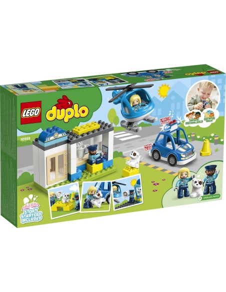 Lego Duplo 10959-police station with helicopter LEG6379240 Lego | Futurartshop.com