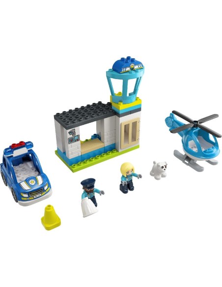 Lego Duplo 10959-police station with helicopter LEG6379240 Lego | Futurartshop.com