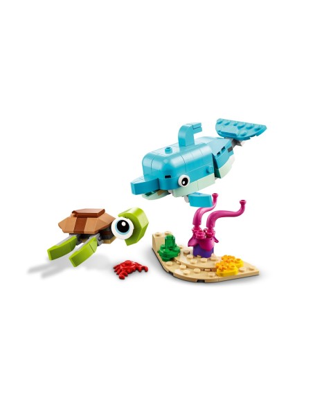 Lego Creator 31128-Dolphin and turtle 3 in 1 LEG6371110 Lego | Futurartshop.com