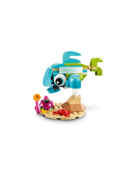 Lego Creator 31128 - Delfino e tartaruga 3 in 1 LEG6371110 Lego | Futurartshop.com