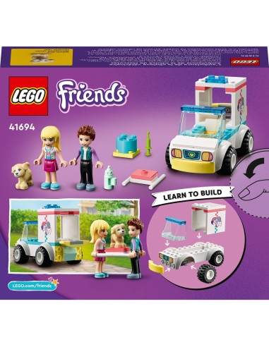 Lego Friends 41694 - Ambulanza della clinica veterinaria LEG6371112 Lego | Futurartshop.com