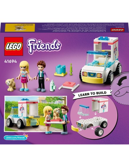 Lego Friends 41694-Veterinary Clinic Ambulance LEG6371112 Lego | Futurartshop.com