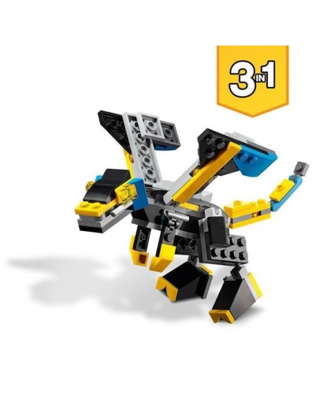 Lego Creator 31124 - Super Robot 3 in 1 LEG6371102 Lego | Futurartshop.com