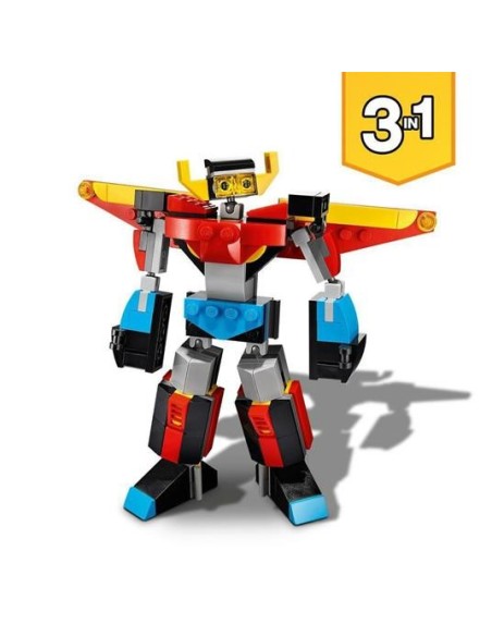 Lego Creator 31124 - Super Robot 3 in 1 LEG6371102 Lego | Futurartshop.com