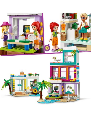 Lego Friends 41709 - Casa delle vacanze sulla spiaggia LEG6379054 Lego | Futurartshop.com