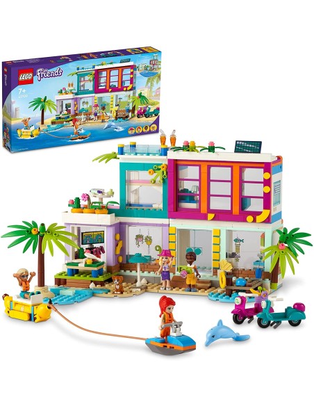 Lego Friends 41709 - Casa delle vacanze sulla spiaggia LEG6379054 Lego | Futurartshop.com