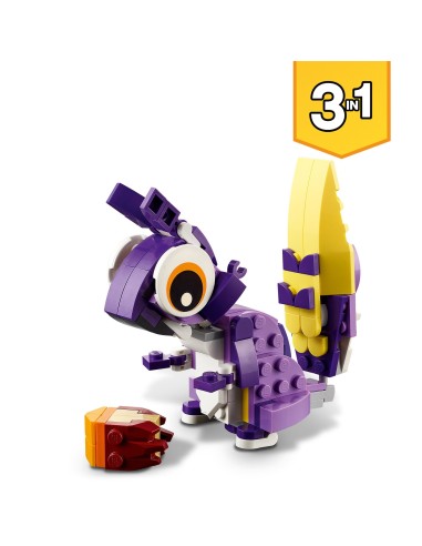 Lego Creator 31125 - Creature della foresta fantasy 3 in 1 LEG6371104 Lego | Futurartshop.com