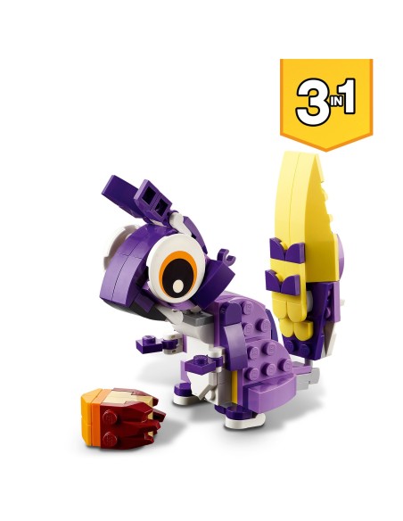 Lego Creator 31125 - Creature della foresta fantasy 3 in 1 LEG6371104 Lego | Futurartshop.com