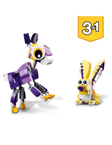 Lego Creator 31125 - Creature della foresta fantasy 3 in 1 LEG6371104 Lego | Futurartshop.com