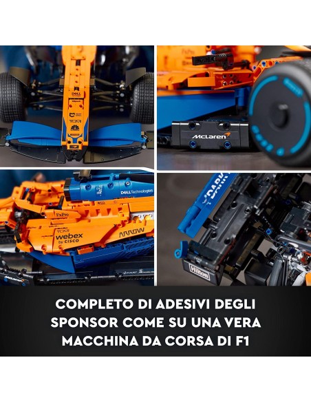 Lego Technic 42141-Formula 1 McLaren single-seater car LEG6379490 Lego | Futurartshop.com