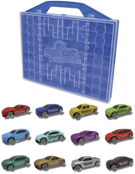 Silver Wheels - Valigetta porta auto con 6 auto incluse ODS41340 Ods | Futurartshop.com