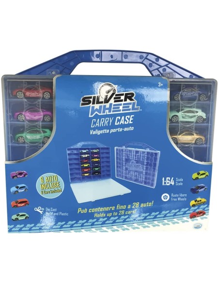 Silver Wheels - Valigetta porta auto con 6 auto incluse ODS41340 Ods | Futurartshop.com