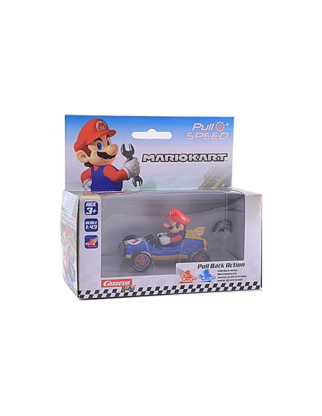 Super Mario car pull & speed - Mario Kart Mach 8 STA15817059-1 Carrera go | Futurartshop.com